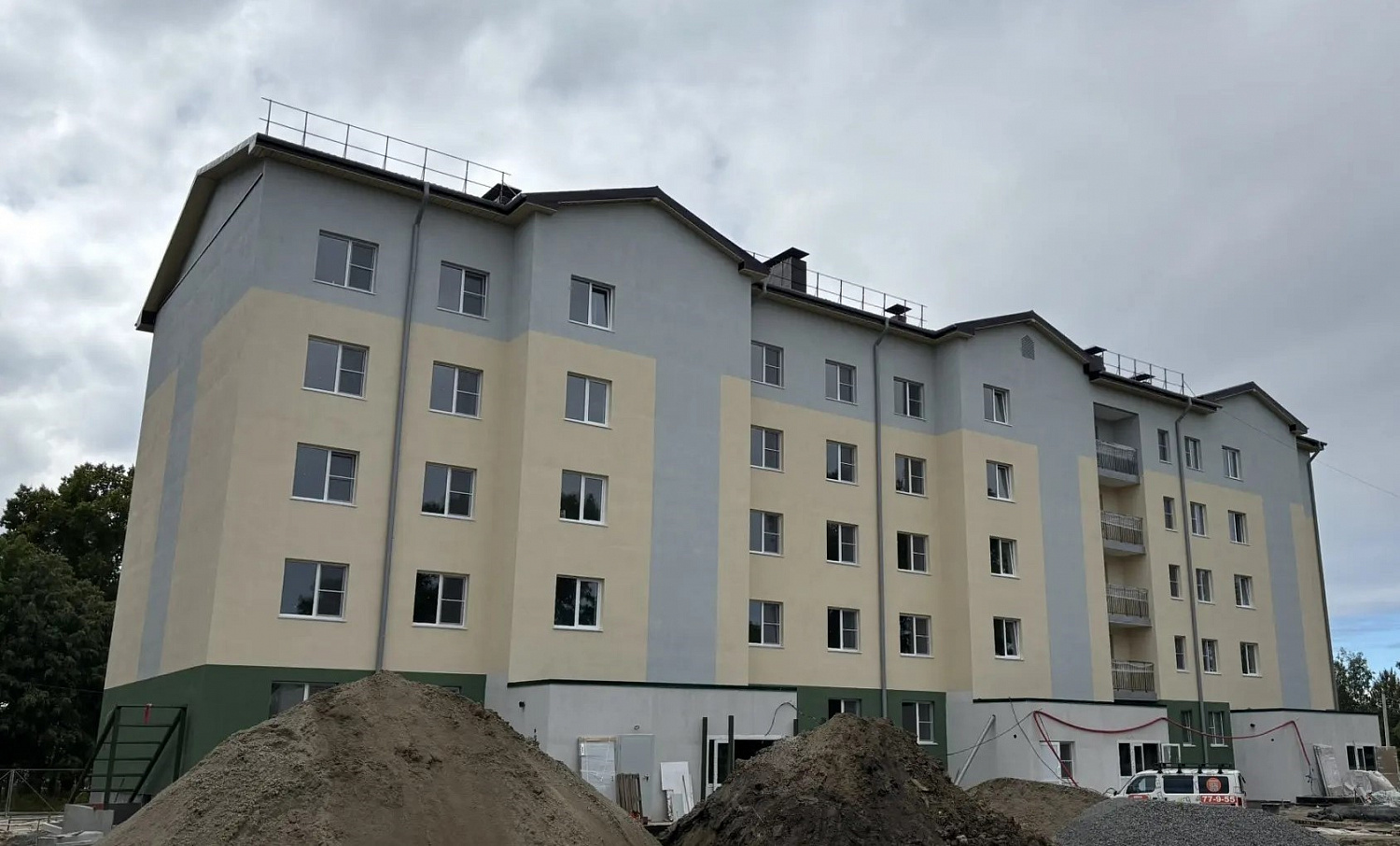 45-квартирный жилой дом по ул.Шевченко в пгт.Волочаевка 2